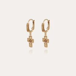 Gas Bijoux Tao Croix Yuca earrings gold^Femme Boucles D'oreilles