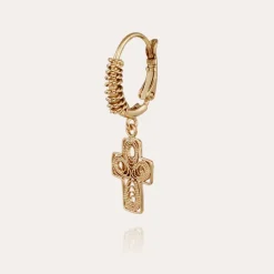 Gas Bijoux Tao Croix Yuca earrings gold^Femme Boucles D'oreilles