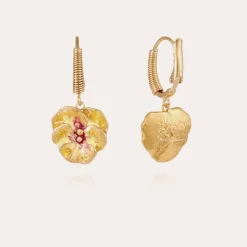 Gas Bijoux Tao Pensee earrings gold^Femme Boucles D'oreilles