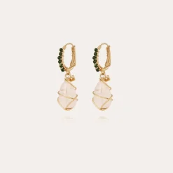 Gas Bijoux Tao rainbow bis earrings gold- Rock^Femme Boucles D'oreilles