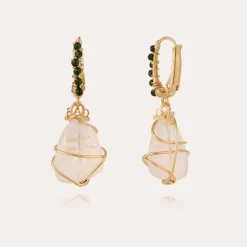 Gas Bijoux Tao rainbow bis earrings gold- Rock^Femme Boucles D'oreilles