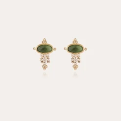 Gas Bijoux Tiki earrings small size gold -^Femme Boucles D'oreilles