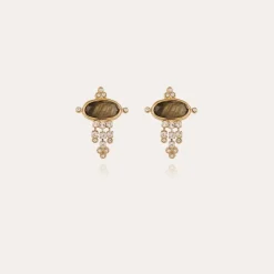 Gas Bijoux Tiki earrings small size gold -^Femme Boucles D'oreilles