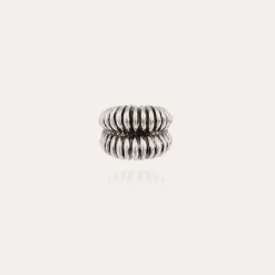 Gas Bijoux Tiki ring silver^Femme Bagues