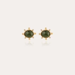 Gas Bijoux Tiki studs earrings small size gold -^Femme Boucles D'oreilles