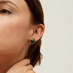 Gas Bijoux Tiki studs earrings small size gold -^Femme Boucles D'oreilles