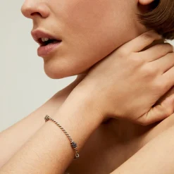 Gas Bijoux Torsade bangle bracelet small size silver^Femme Bracelets|Bijoux Argentés