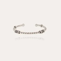 Gas Bijoux Torsade bangle bracelet silver^Femme Bracelets|Bijoux Argentés
