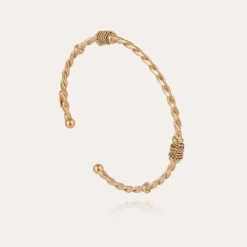Gas Bijoux Torsade bangle small size gold^Femme Bracelets|Bijoux Dorés