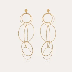 Gas Bijoux Torsade Multi earrings gold^Femme Boucles D'oreilles|Bijoux Dorés