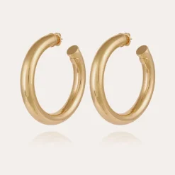 Gas Bijoux Turner hoop earrings large size gold^Femme Boucles D'oreilles|Bijoux Dorés
