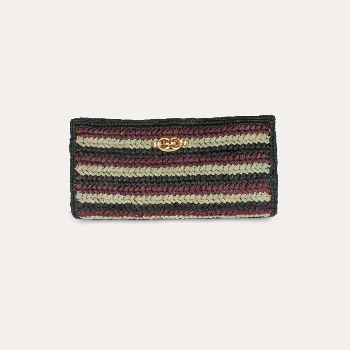 Gas Bijoux Uptown clutch raffia^ Sacs & Pochettes