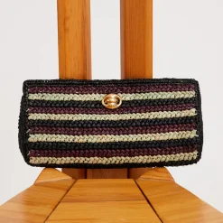 Gas Bijoux Uptown clutch raffia^ Sacs & Pochettes