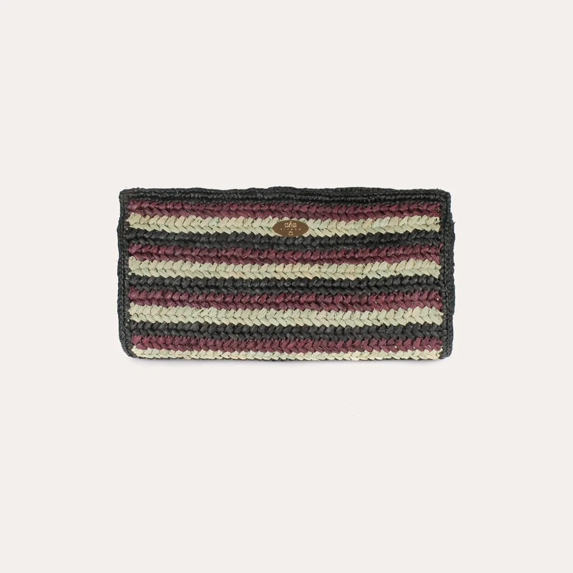 Gas Bijoux Uptown clutch raffia^ Sacs & Pochettes