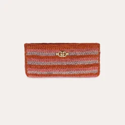 Gas Bijoux Uptown clutch raffia^ Sacs & Pochettes
