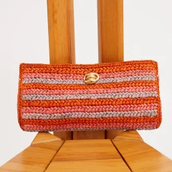 Gas Bijoux Uptown clutch raffia^ Sacs & Pochettes