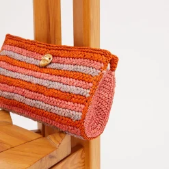 Gas Bijoux Uptown clutch raffia^ Sacs & Pochettes
