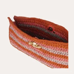 Gas Bijoux Uptown clutch raffia^ Sacs & Pochettes