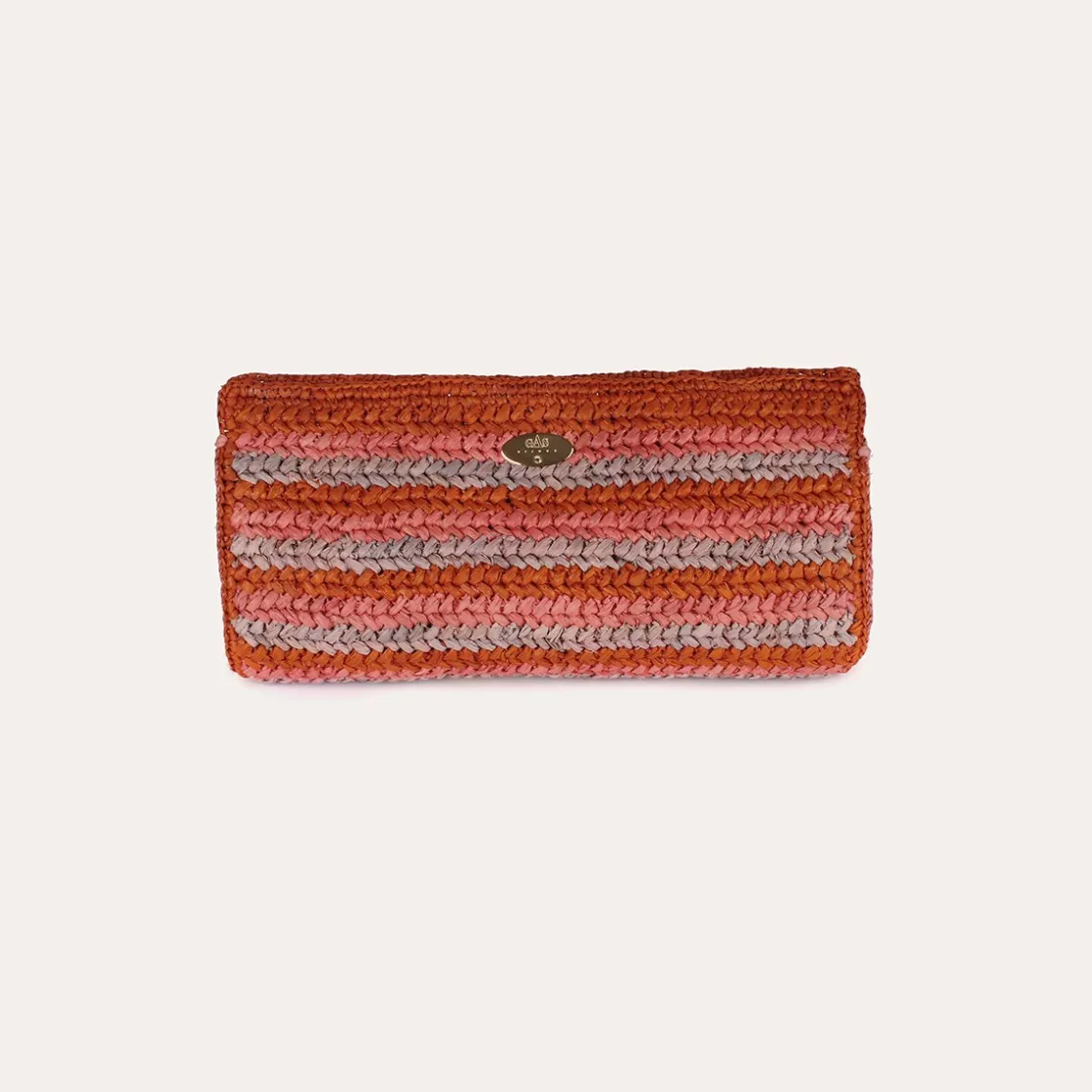 Gas Bijoux Uptown clutch raffia^ Sacs & Pochettes