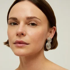 Gas Bijoux Wave earrings small size silver^Femme Boucles D'oreilles|Bijoux Argentés