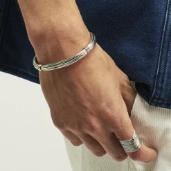 Gas Bijoux Wave ring large size silver^Homme Bagues Homme|Bijoux Argentés Homme