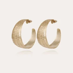 Gas Bijoux Wild hoop earrings gold^Femme Boucles D'oreilles