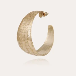Gas Bijoux Wild hoop earrings gold^Femme Boucles D'oreilles