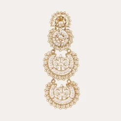 Gas Bijoux Yuca 3 rows earrings gold^Femme Boucles D'oreilles