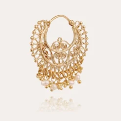 Gas Bijoux Yuca hoop earrings gold^Femme Boucles D'oreilles