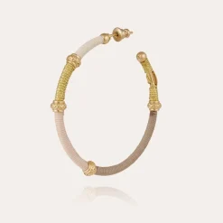 Gas Bijoux Zanzifull hoop earrings gold^Femme Boucles D'oreilles