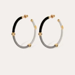 Gas Bijoux Zanzifull hoop earrings gold^Femme Boucles D'oreilles