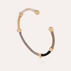 Gas Bijoux Zanzifull jonc strass bracelet gold^Femme Bracelets