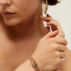 Gas Bijoux Zizanie strass bracelet gold^Femme Bracelets